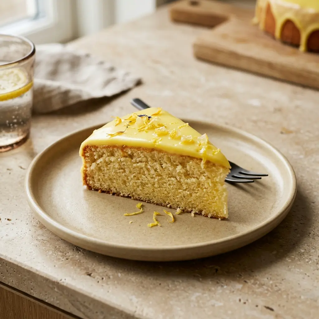 Fotografija recepta Limonina torta kot pripravljene domače sladice