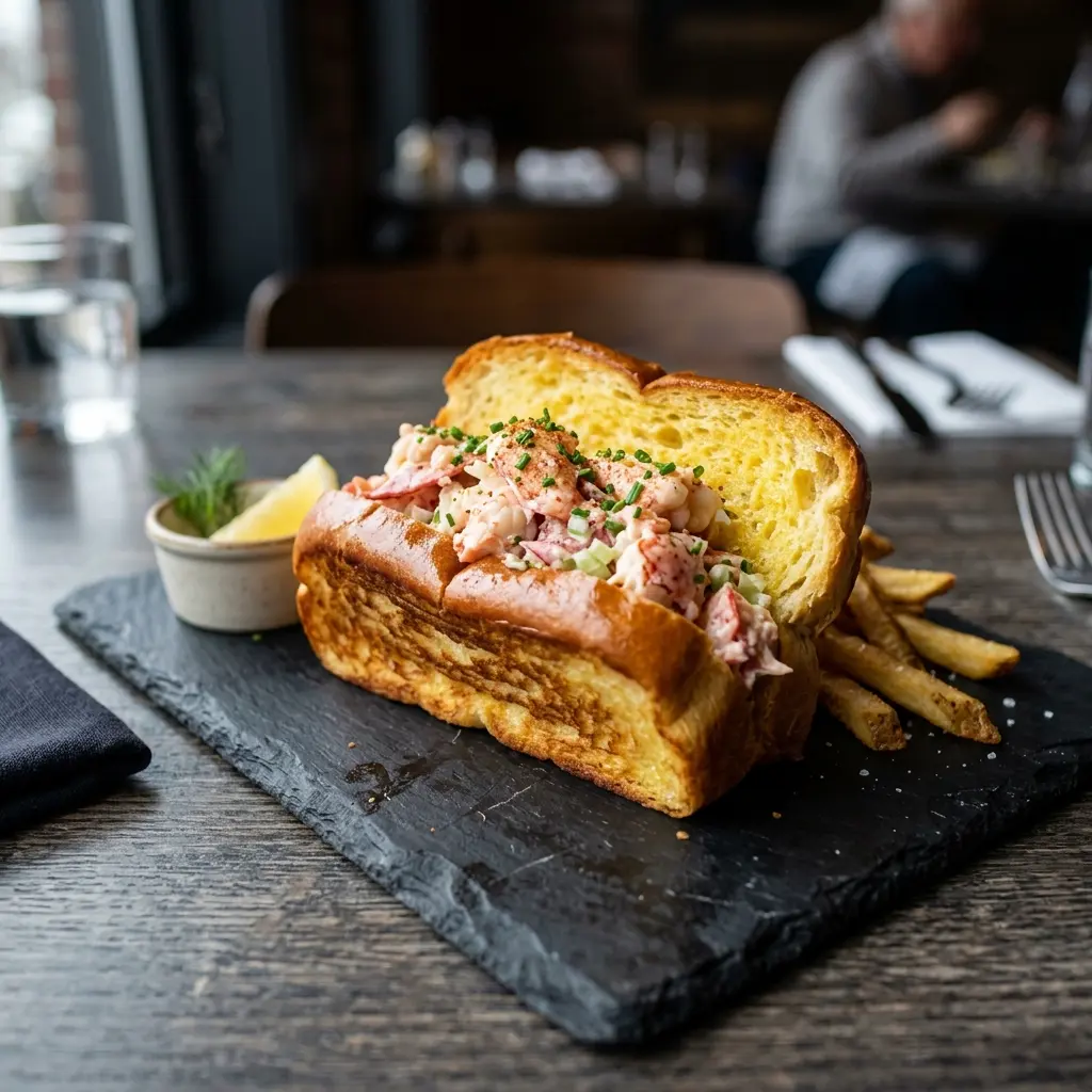 Fotografija recepta Lobster roll kot pripravljene domače jedi
