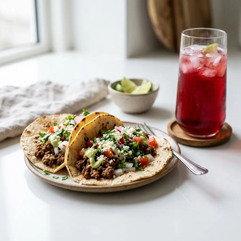 Fotografija recepta Mehiški tacosi kot pripravljene domače jedi